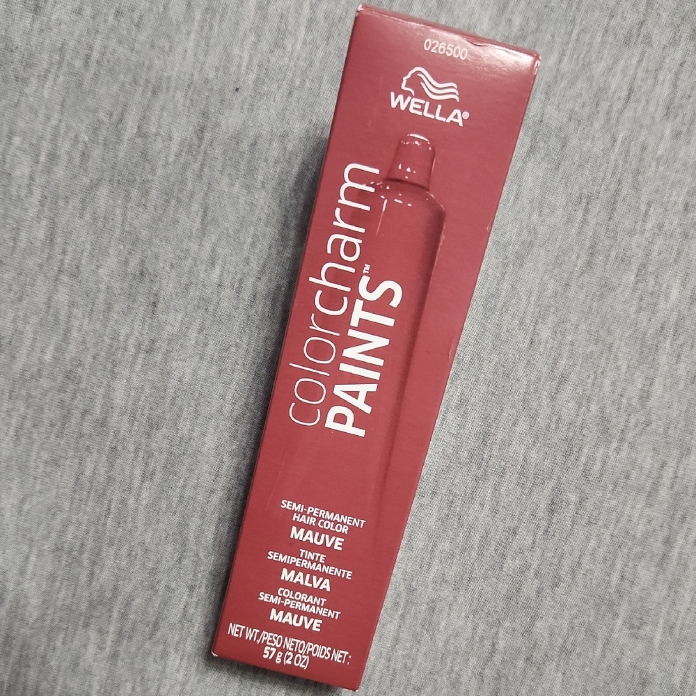 RARE❗️WELLA Color Charm Paints Mauve Pink Cream Hair Color Dye